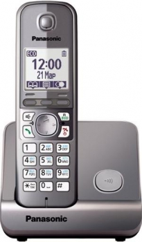 Panasonic KX-TG6711 UAM Metallic Grey Panasonic KX-TG6711 UAM Metallic Grey